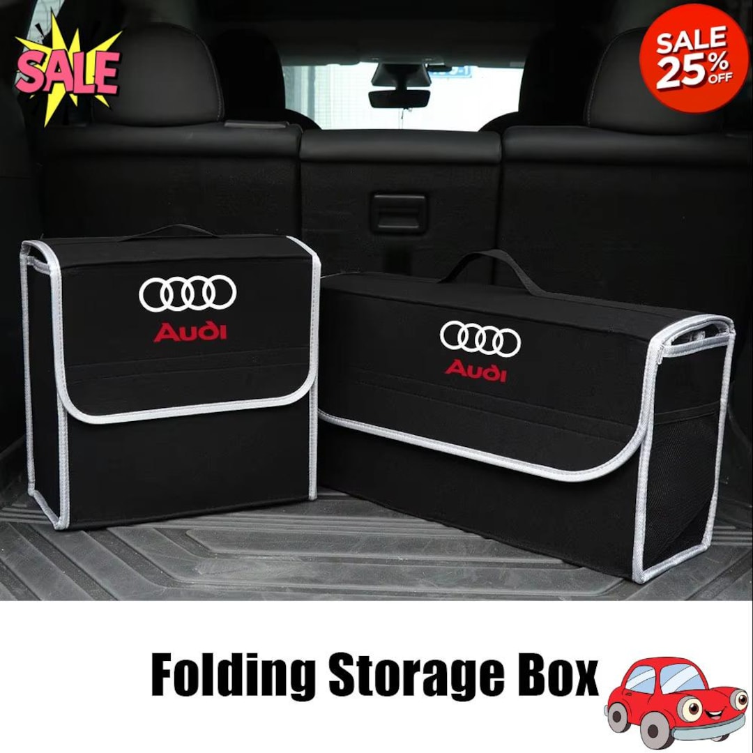 Audi S Line Car Trunk Storage Box-folding Car Organizer Bag for A3 A4 ...