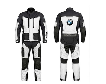 Completo da moto BMW Motorrad Adventure, giacca e pantaloni da turismo da uomo / Abbigliamento da motociclista impermeabile