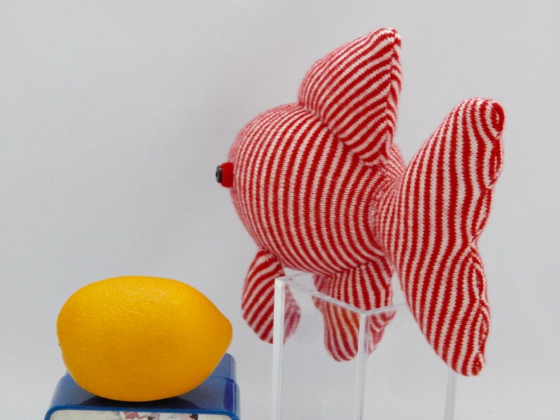 Goldfish Plush Toy Fish Plushie Stuffed Animal Sock Monkey | Etsy