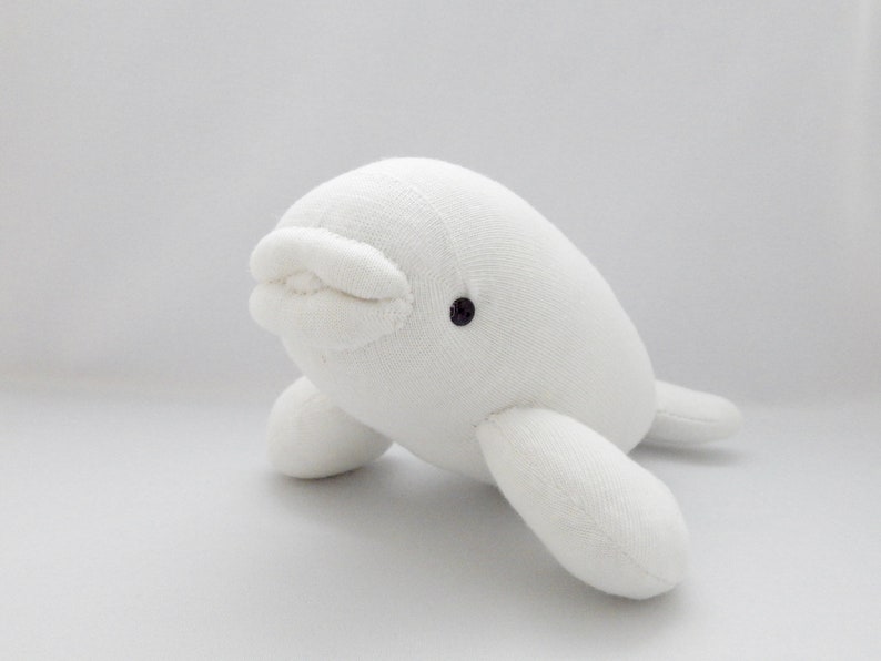beluga whale stuffed animal