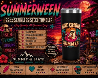 Hot Ghoul Summer Tumbler | 22oz Insulated Copper Vacuum Tumbler