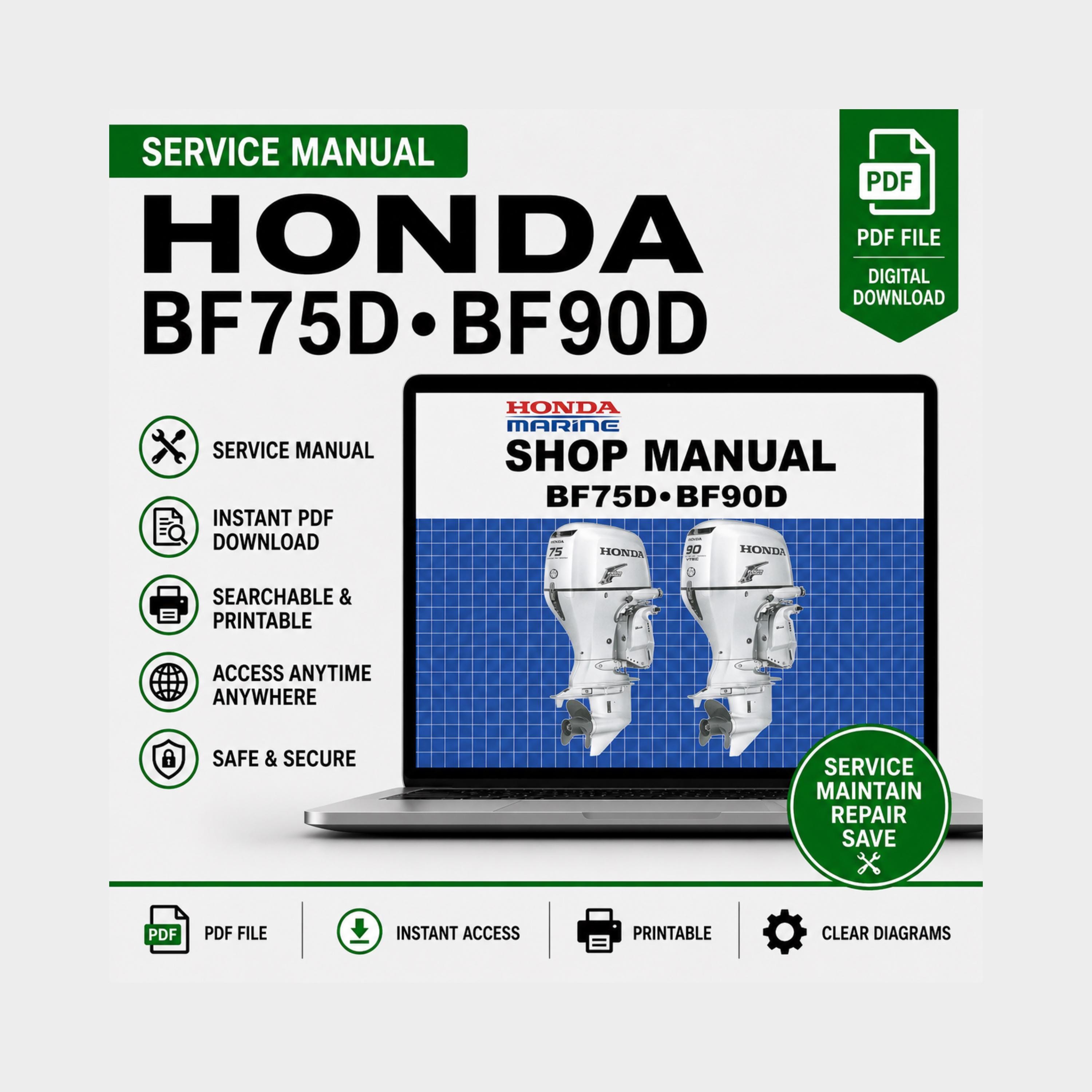 Honda outboard manual - Etsy 日本