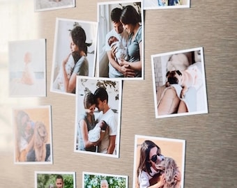 Foto Magnete personalisiert | individuelle Kühlschrankmagnete mit eigenem Foto | Fotodruck Magnet |Magnet Geschenk | einzigartige Magnete