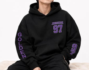 BTS World Tour Hoodie, Jungkook 97 Hoodie, Kpop Concert Hoodie, Korean Streetwear Sweatshirt, ARMY Fan Gift