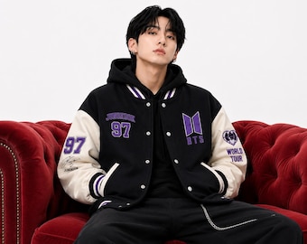BTS Hoodie, Kpop Oversized Hoodie, Korean Streetwear Sweatshirt, Concert Outfit, ARMY Fan Gift, Unisex BTS Jacket