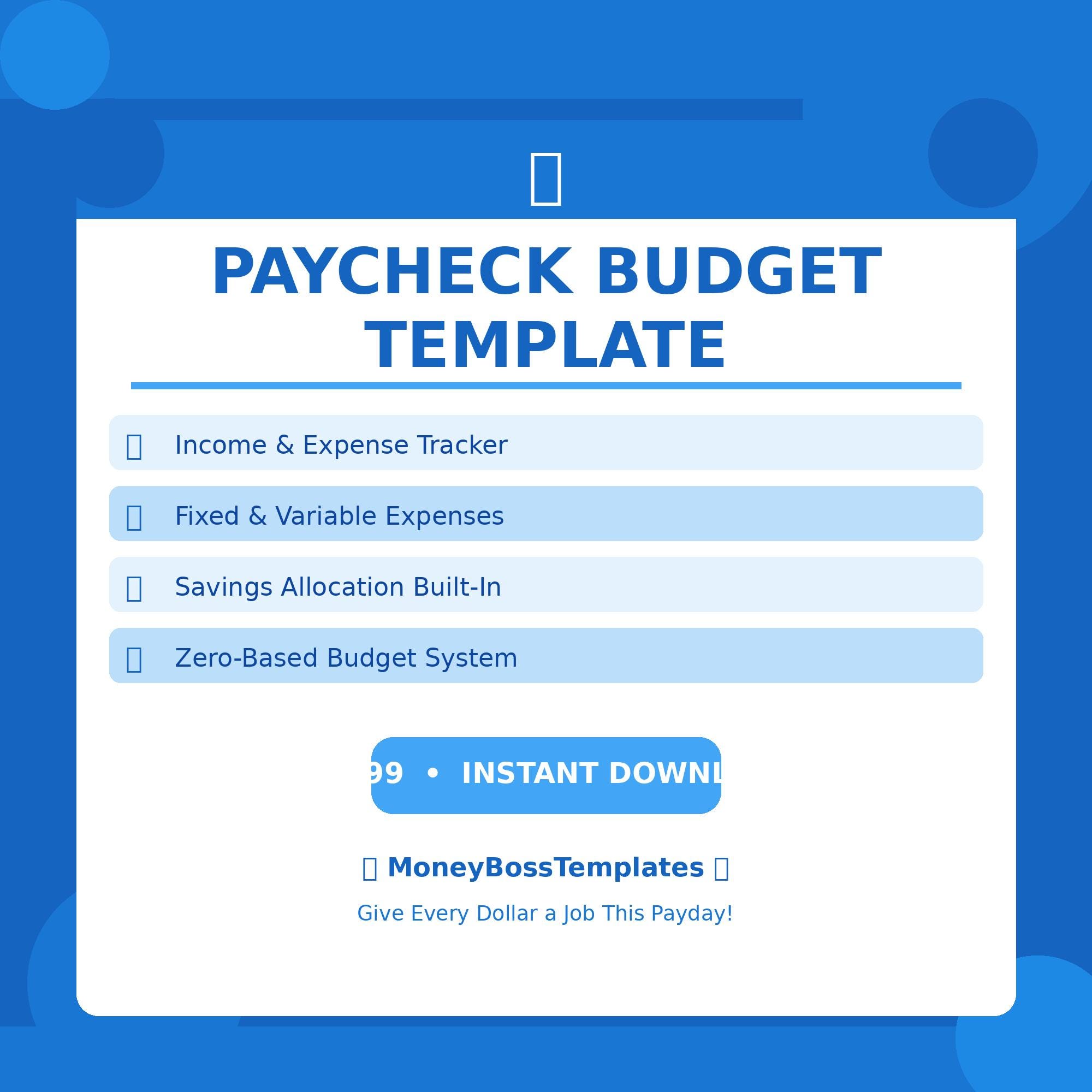 Paycheck Budget Template Spreadsheet | Excel Template | Zero-based