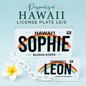 Personalized hawaii license plate - Etsy 日本