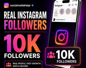 10.000 follower su Instagram, servizio di crescita su Instagram, potenziamento di Instagram, promozione sui social media