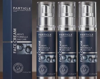 Pack of Three Particle Men's Face Cream: Anti-Aging Skincare for Your Daily Routine
