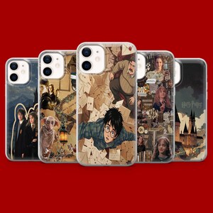 Funda para teléfono de Harry Potter, diseño de mago de Hogwarts, compatible con iPhone 17 Pro, 16, 15, 14, 13, 12 y Samsung S26, S25, S24, S23 Fe, A16, A56 y Pixel 10.