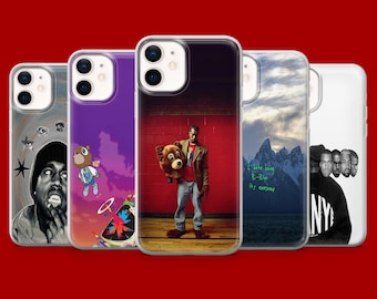 Kanye West mobilskal, rappare, musik, album, för iPhone 17Pro, 16, 15, 14, 13, 12, Samsung S26, S25, S24, S23Fe, A16, A56, Pixel 10