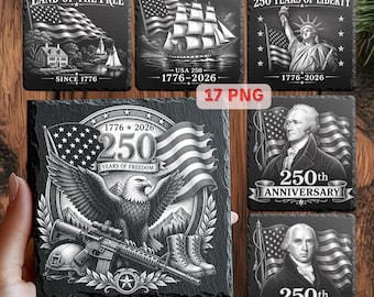 USA 250-jähriges Jubiläum - Laserdateien, USA - USA - USA - Gravurdesign