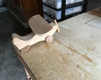 Wooden airplane