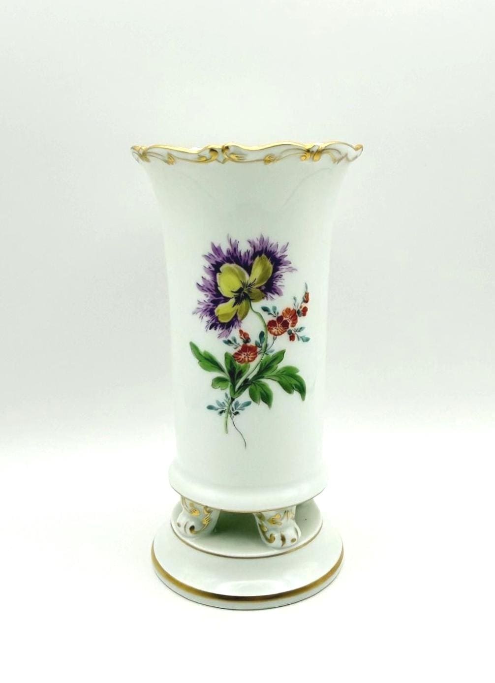 Meissen floral vase - Etsy 日本