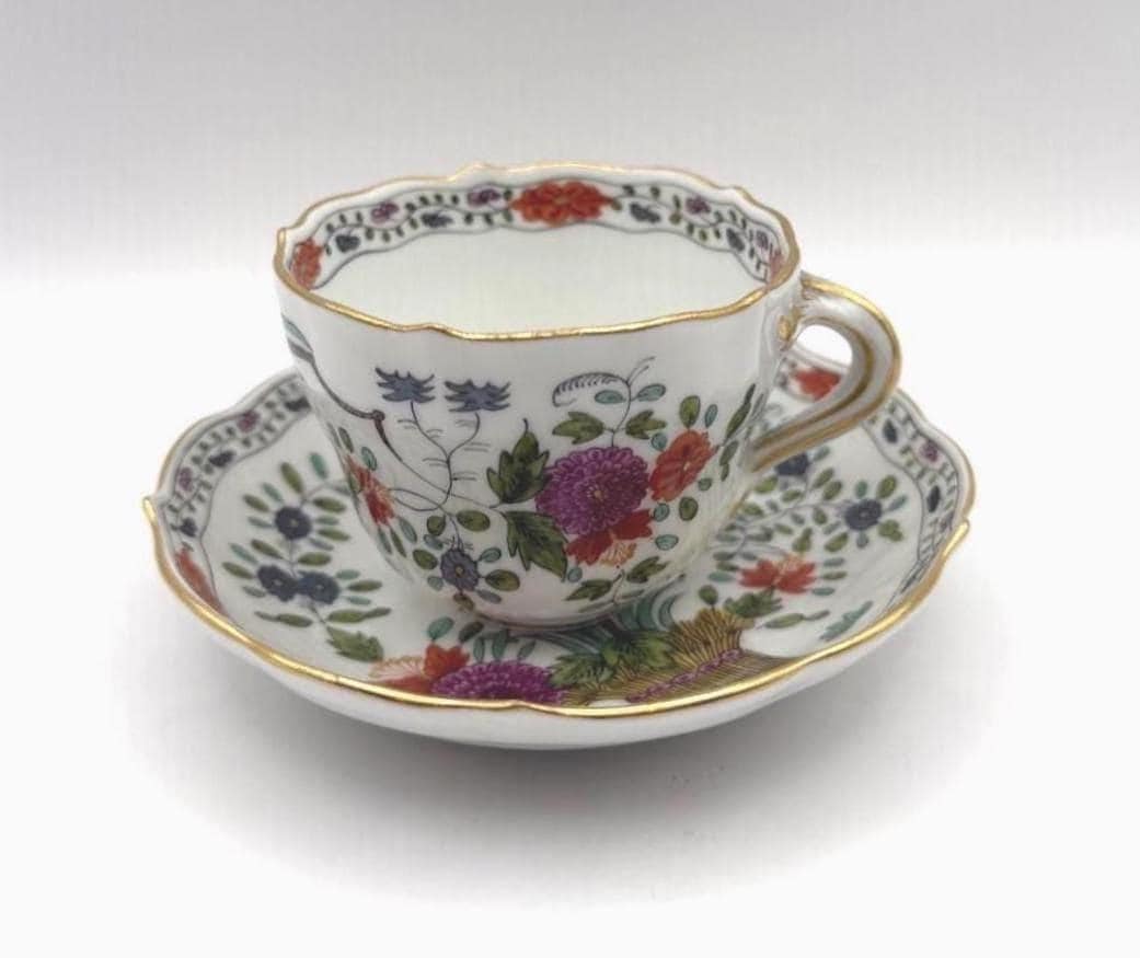 マイセン葡萄花柄バスケット Meissen Porcelain Basket - Etsy