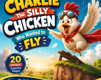 Charlie The Silly Chicken Who Wanted To Fly | Kids Story Book | Chicken Adventure Tale