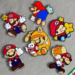 Super Mario Enamel Pins | Mario & Baby Mario Collection | Birthday Gift for Nintendo Fans