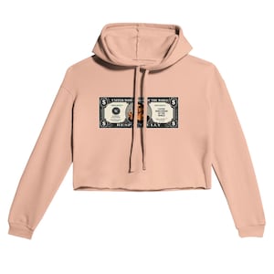 Croppad hoodie till dam Womanhood statement