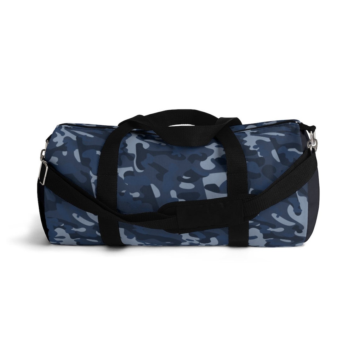 Camo Gym Bag/Adult Travel Bag/Blue Camo Duffel Bag Etsy