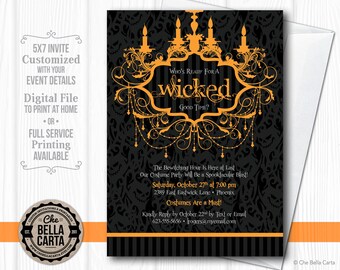 Halloween Wicked Good Time Invitation