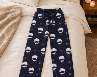Gojo Pajama Pants Anime Lounge Sleepwear |Cozy Nightwear