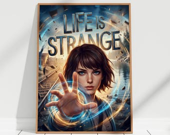 Life is Strange Inspired Poster | Max Caulfield — A Rewind of Destiny | Cinematic Wall Art Print