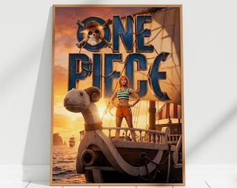 One Piece Series Poster | Nami — Queen of the Sea | Cinematic Wall Art Print