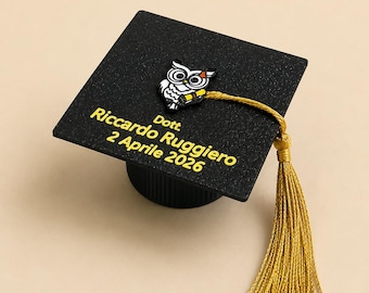 Personalized Graduation Hat Favor, Graduation Favor, Graduation Cap with Name, Guest Gift