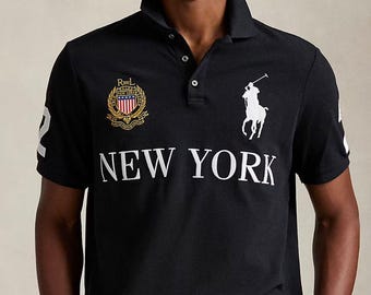 Polo da uomo Ralph Lauren New York Big Pony