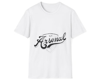 Arsenal Script Logo T-Shirt | Vintage Soccer Badge