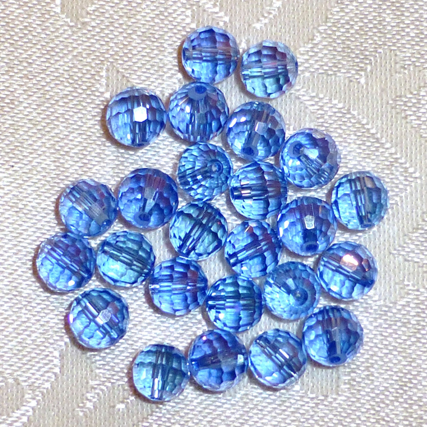 Sparkly 8mm Crystal Disco Ball Beads Choice of Colors Pack Etsy