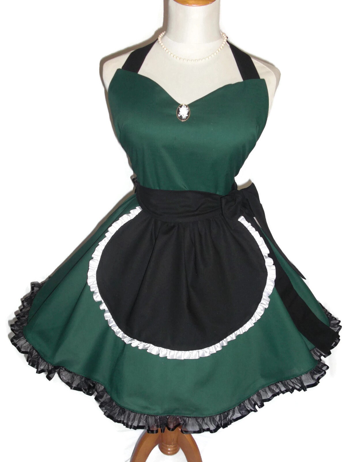 French Maid Costume Apron Pin 