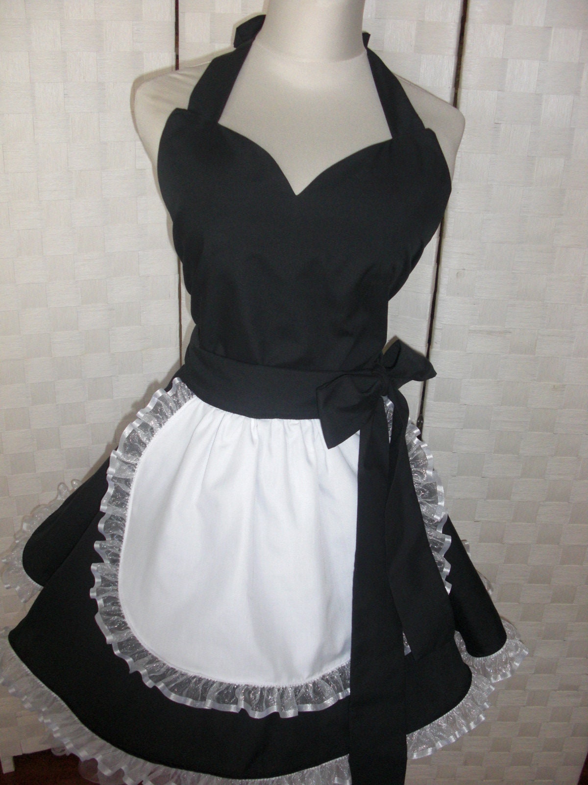  KIOFXFCB Bodysuit Lingerie Plus Size Maid Outfit for