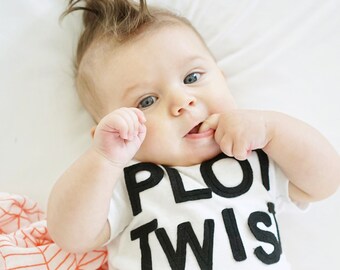 RTS Ready to Ship Plot Twist Baby Announcement | Preemie Coming Home | Plot Twist Pregnancy Announcement | Plot Twist Twins | Plot Twist Tee