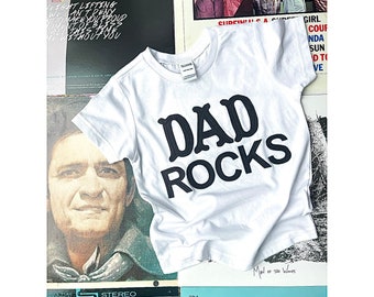 Dad Shirt for Father's Day / Toddler Fathers Day shirt / Kids Rock and Roll | Best Dad Ever Shirt | I Love my Daddy / I heart Daddy