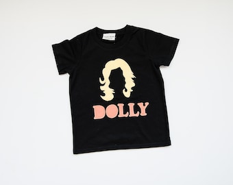 RTS Kids Dolly Parton Shirt | Dolly Parton Tshirt | Dolly Parton Shirt | Dolly Parton | Girls Feminist Tee | Girl Power tshirt |  Dolly Tee