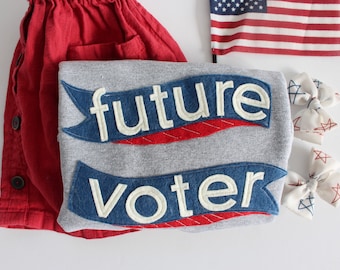 Future Voter Shirt | Kids Vote for Me Shirt | Voting Sweatshirt | Toddler Crewneck Sweatshirt | Toddler Crewneck Fall | Toddler Vote