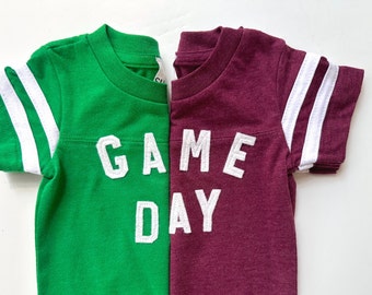 Game Day Baby Jersey | College Team Shirt, Wool Blend Felt