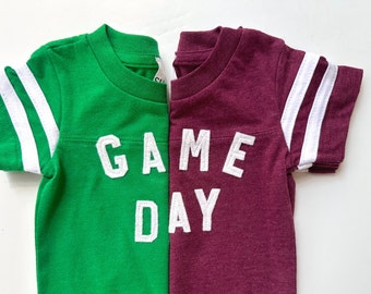 game day baby shower game day baby outfit game day boy game day girl game day baby shirt football baby shower football baby outfit