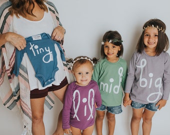 Sibling Shirts | Big Sibling Shirt | Big Sister Shirt | Kids Big Shirt | Big Sibling Reveal | Colorful Sibling Tees