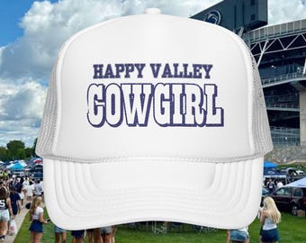 Happy Valley Cowgirl Trucker Hat | Foam Front Mesh Back