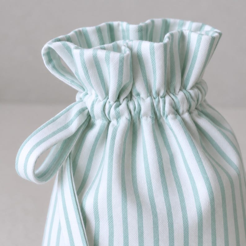 Drawstring Pouch Sewing Pattern PDF, 3 Sizes, Reusable Fabric Gift Bag ...