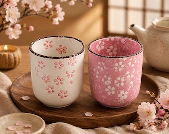 Japanese Sakura Tea Cup Set