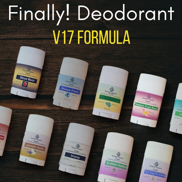 Choose Scent - Summer Supersized V17 Finally! The Original Natural Deodorant that actually works