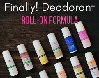 Roll-On Finally! Choose Scents - The Original Natural Deodorant That Actually Works