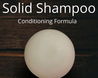 Solid Conditioning Shampoo Bar Choose Scent ~  SLS Free Shampoo Bar ~ Sulfate Free Shampoo ~ Conditioning Shampoo ~ Zero Waste