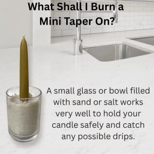 MINI Tapers - 5 + 1 bonus (6) Real Bayberry Wax Mini Tapers ~ Favors Gift~ Spell Candles ~ Ritual Candles ~ Charm Candles image 11