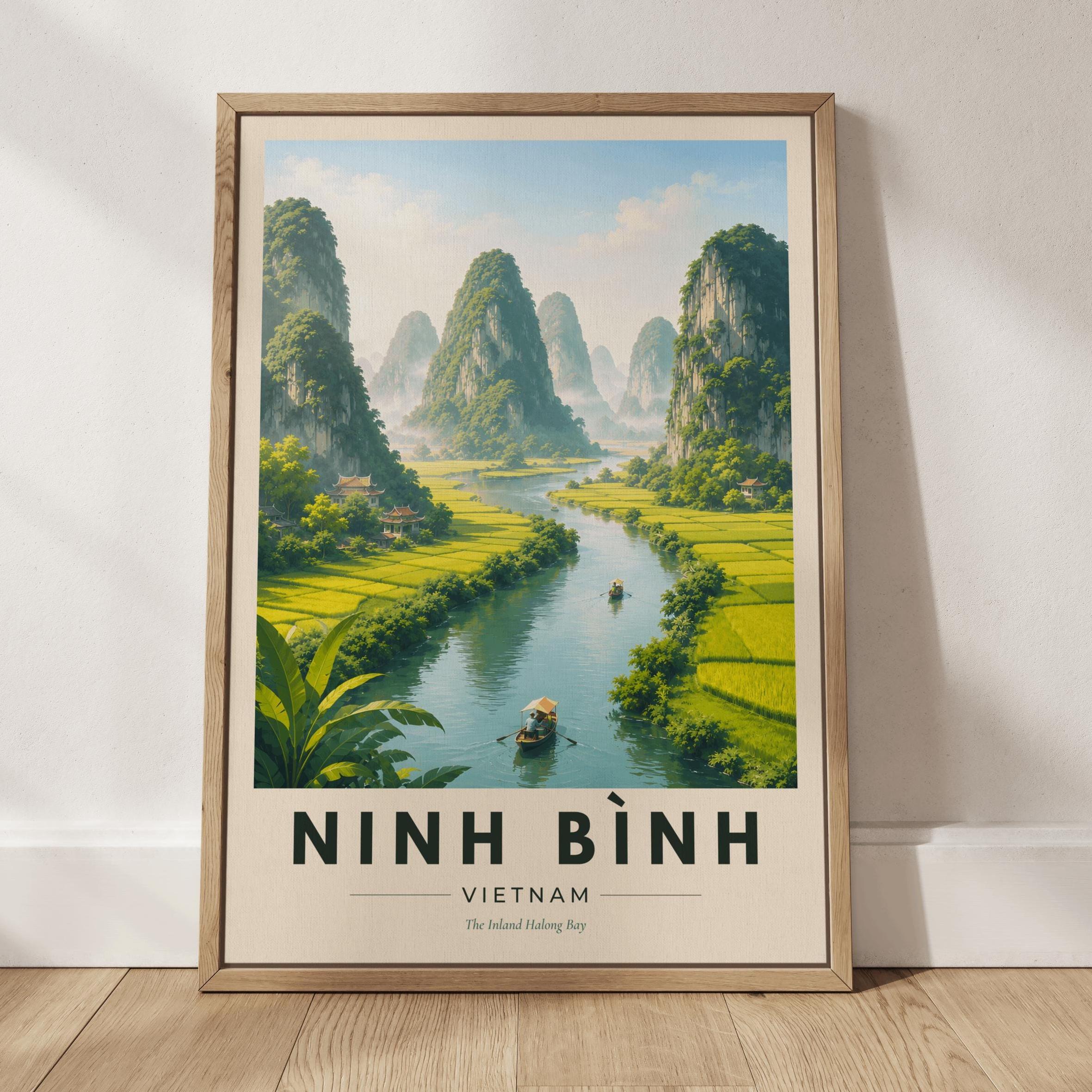 ベトナム木製 壁掛絵画 ベトナムのポスター - Etsy 日本