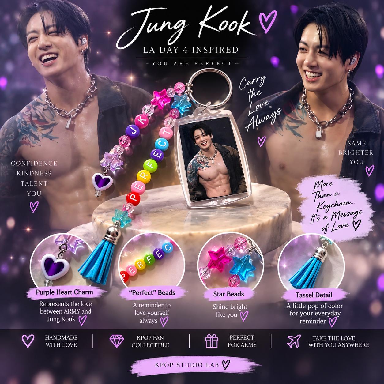 Jungkook Photo Keychain - Etsy