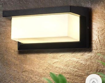 LED Outdoor Wall Light Waterproof IP66 Motion Sensor Porch Light Modern Garden Wall Lamp Balcony Lighting Fixture